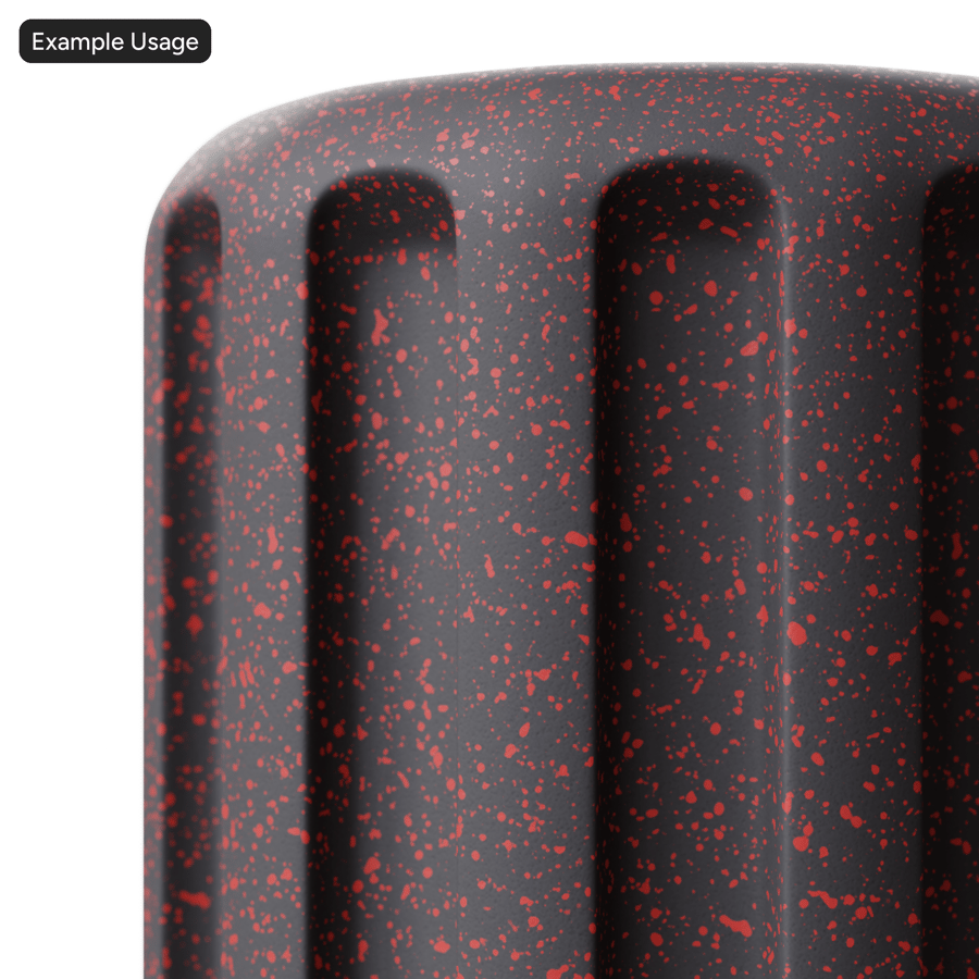 Textura de plástico moteado, negro