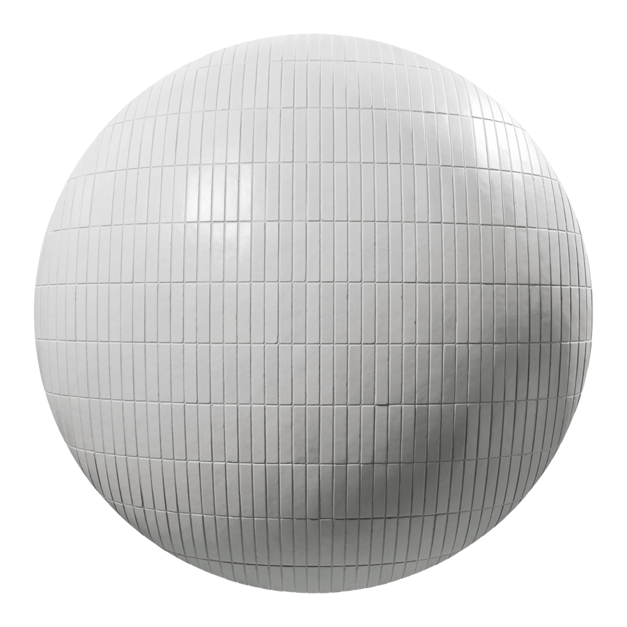 Rectangular Zellige Matte Tile Texture, White