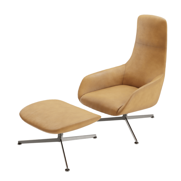Carlos Hochlehner Sessel Modell, Braun