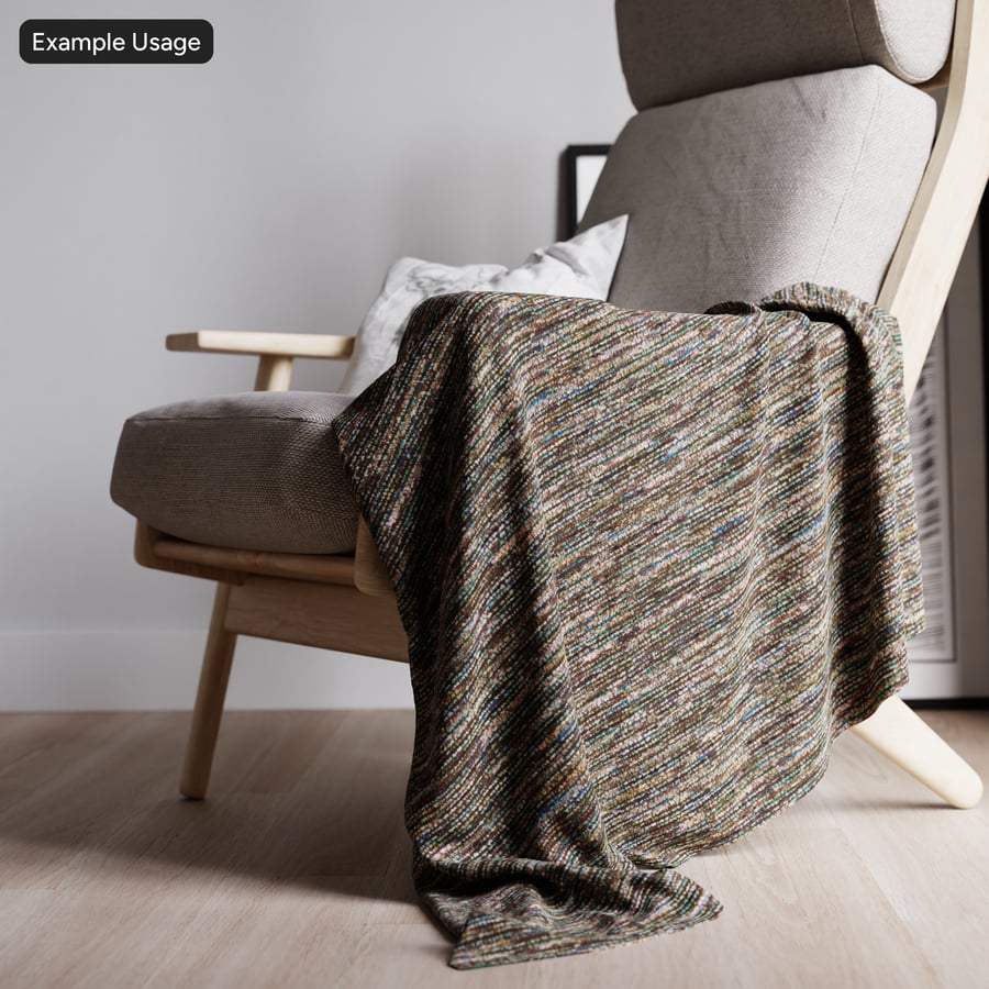 Mantilla Musgo Textura Tela, Marrón