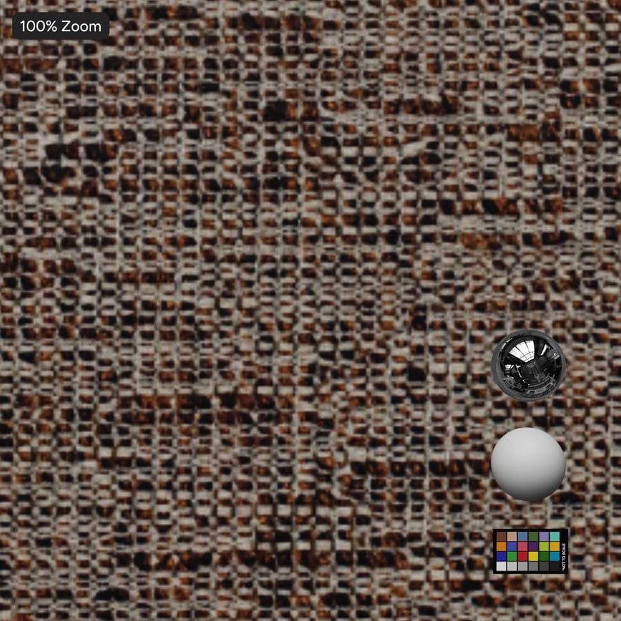 Omni Cork Fabric Texture, brązowy