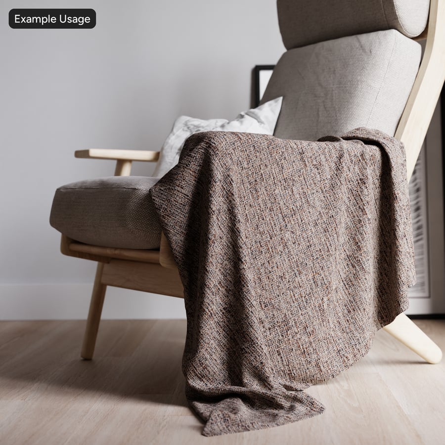 Omni Cork Fabric Texture, brązowy