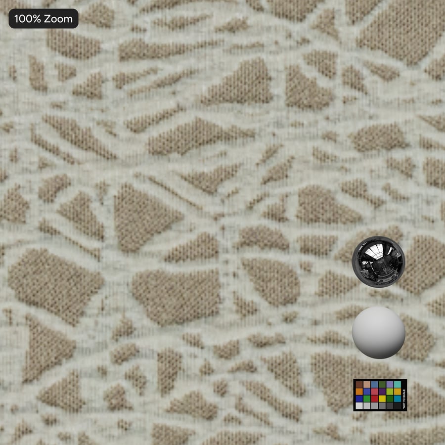 Tessuto a vortici Tremendous, Beige