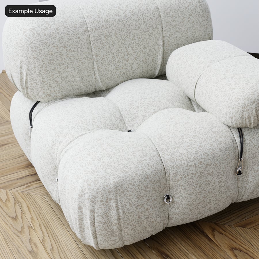 Tessuto a vortici Tremendous, Beige