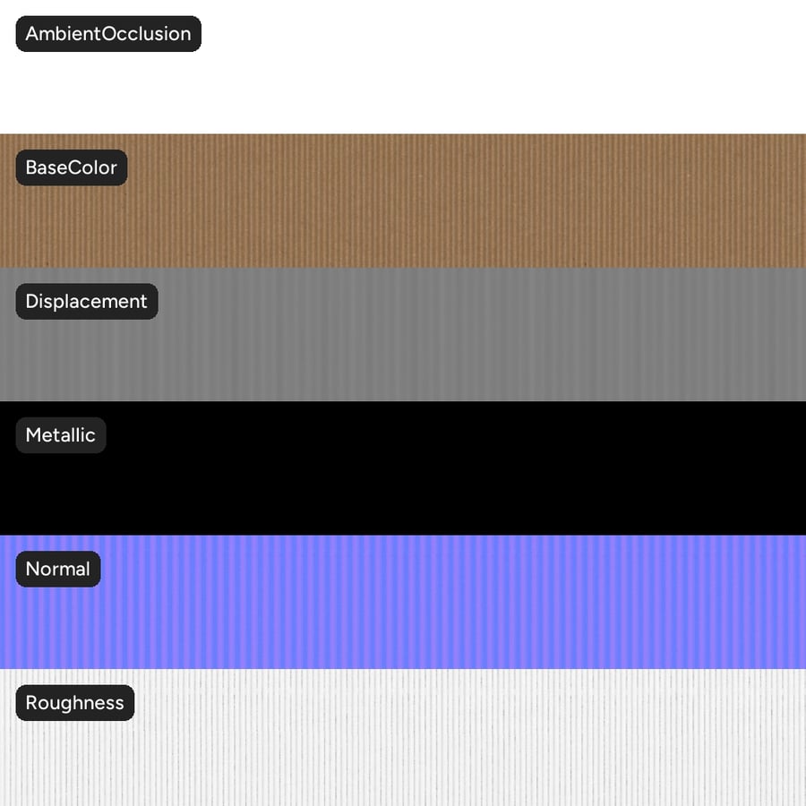 Wellpappe Textur
