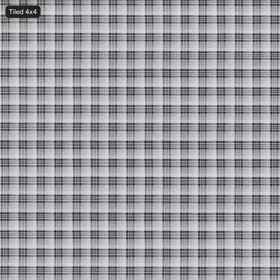 Текстура ткани Tartan Cotton Plaid, серый