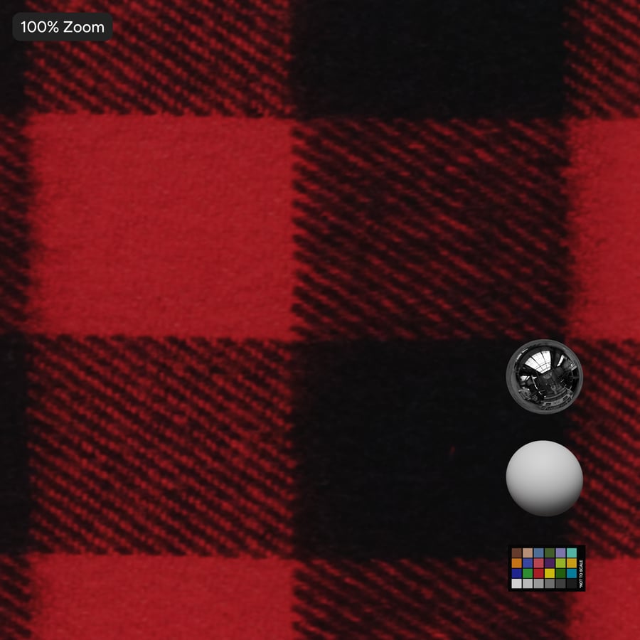 Tessuto a quadri in cotone, rosso