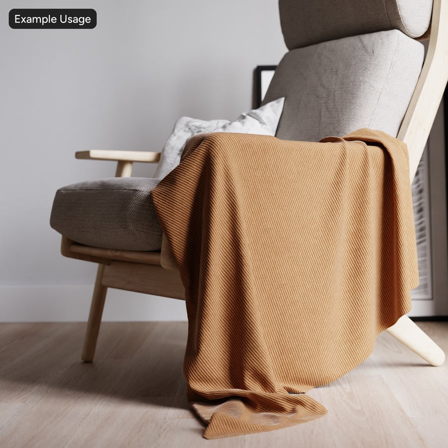 Toffee Bedford Cord Textura tkaniny, béžová