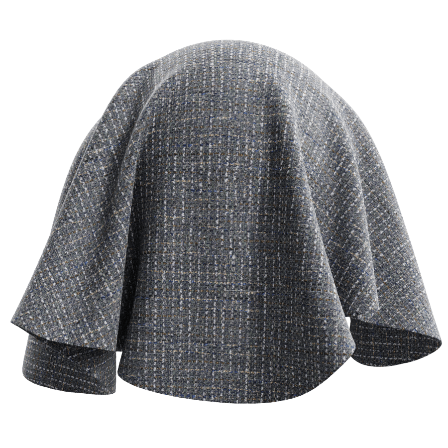 Milford Dusk Linen Fabric Texture, Gray