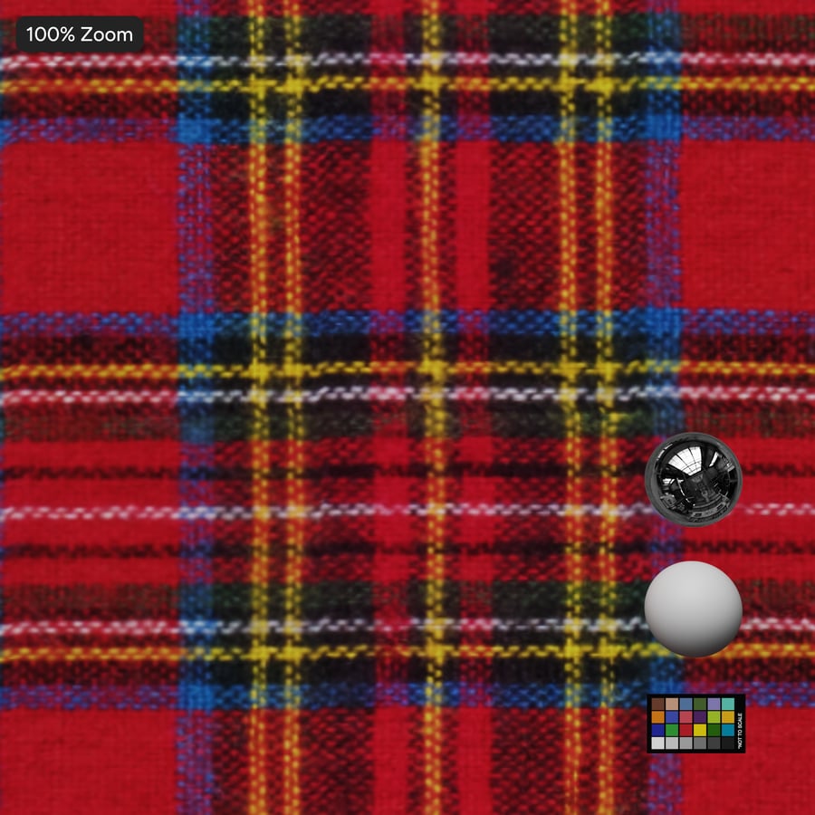 Tartan bomull rutigt tyg textur, röd
