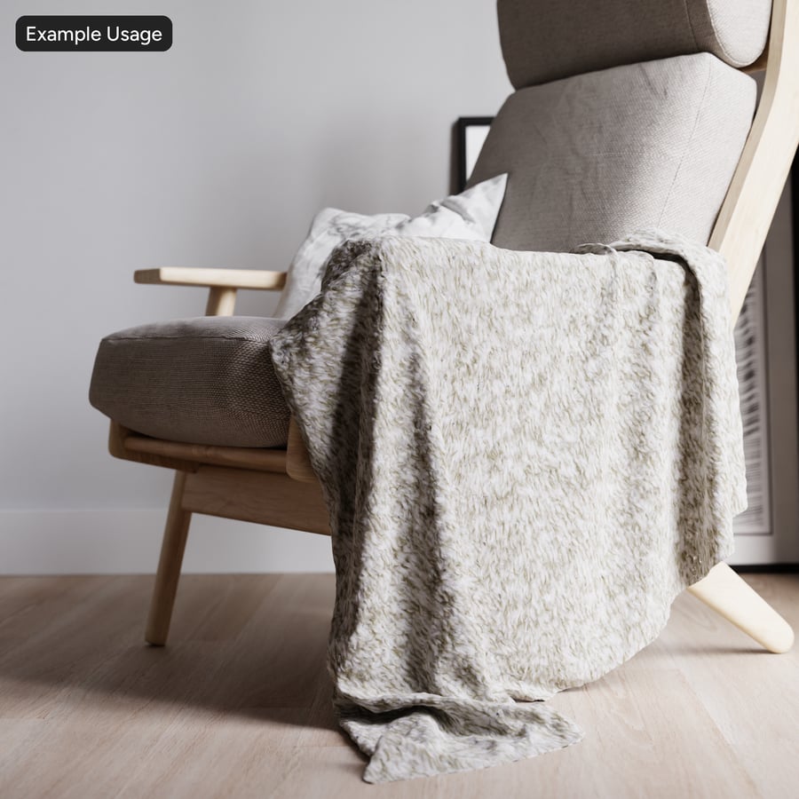 Heathered Fleece Fabric Texture, Beige