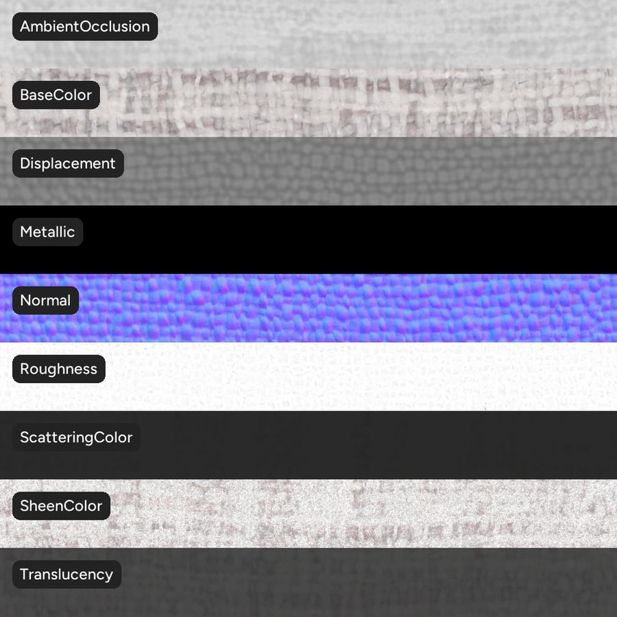 Handgewebter Stoff Textur, Weiß