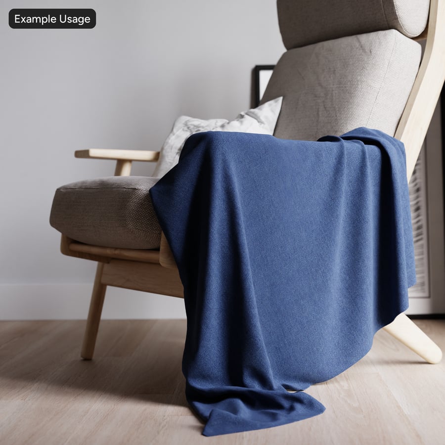 Tessuto Denim Texture Pristine, Blu