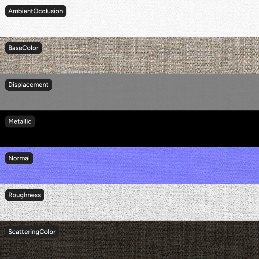 Trove Field Tela de Lino Textura, Beige