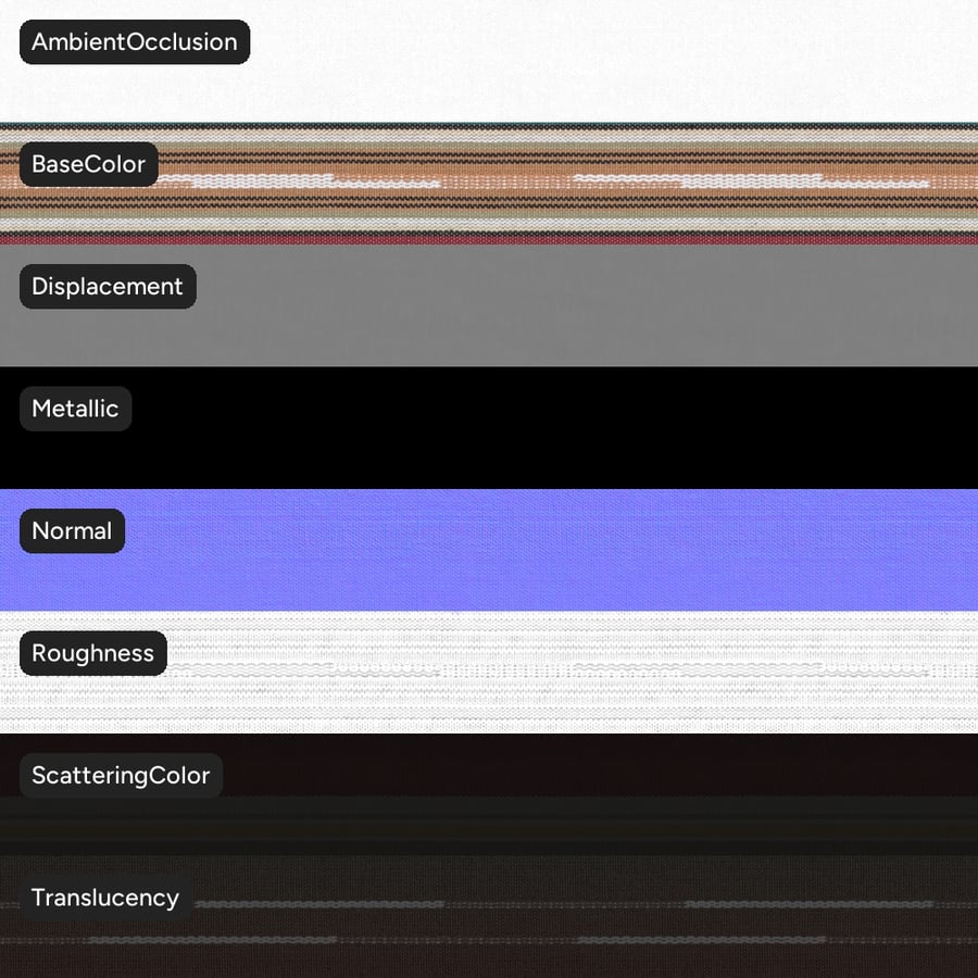 Tecido com riscas inca Textura