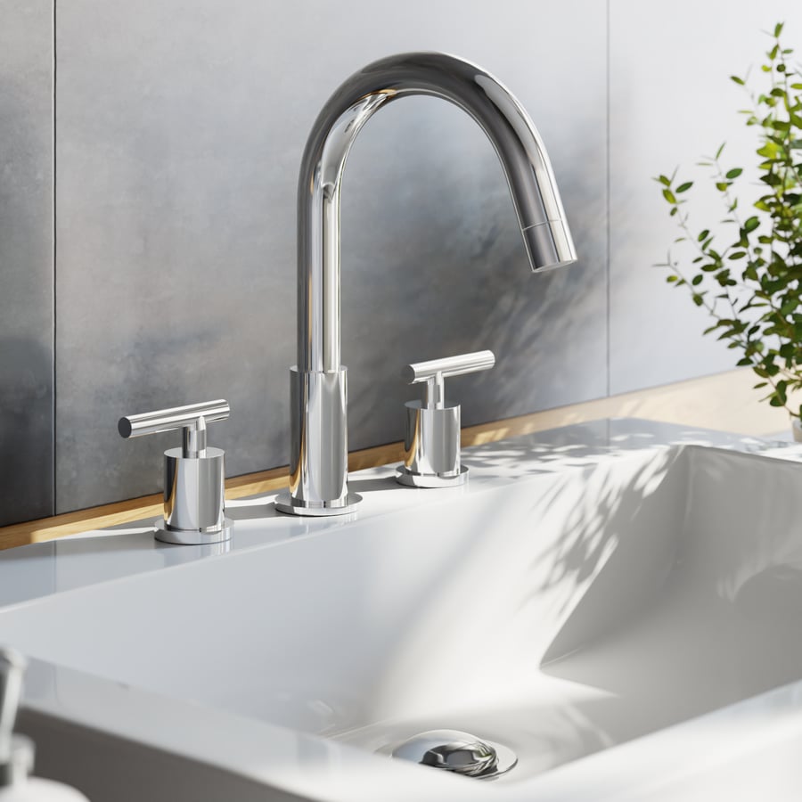 Modelo de grifo de baño Borhn de 3 orificios