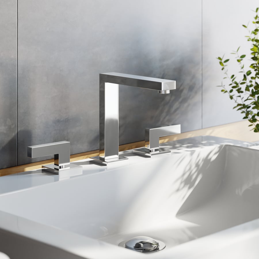 Modelo de grifo de baño de 3 orificios Borhn