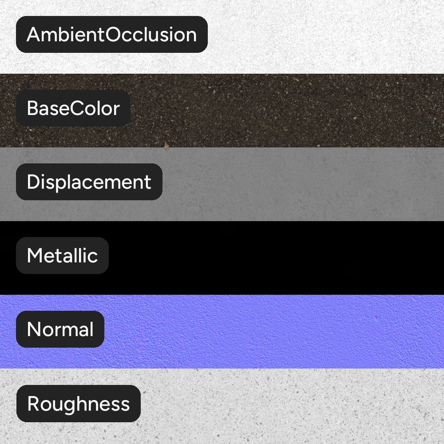 Speckled Rough Grade Asphalt Texture