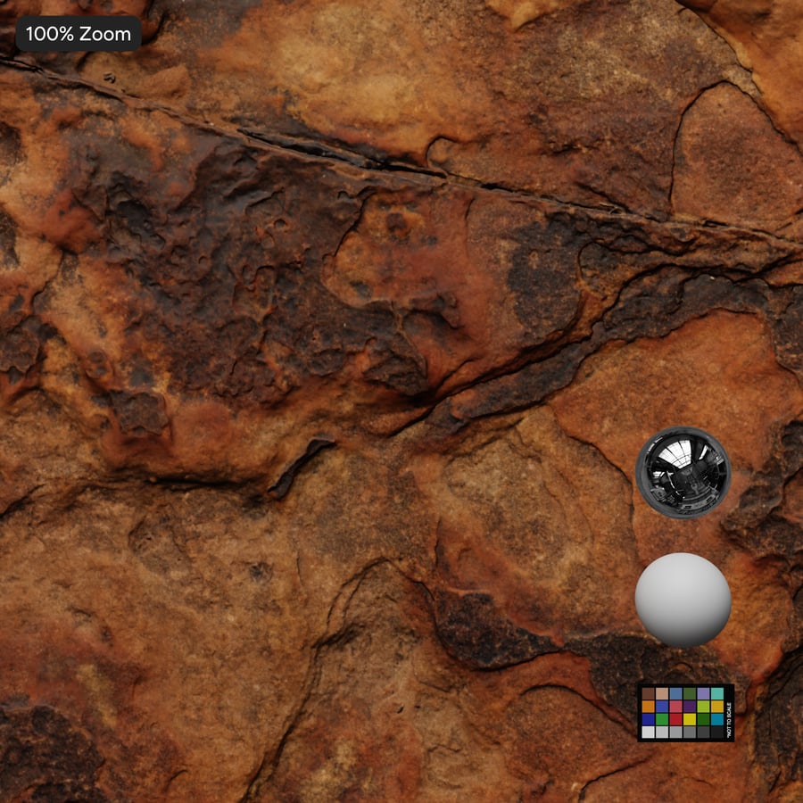 Patchy Savanna Rock Texture