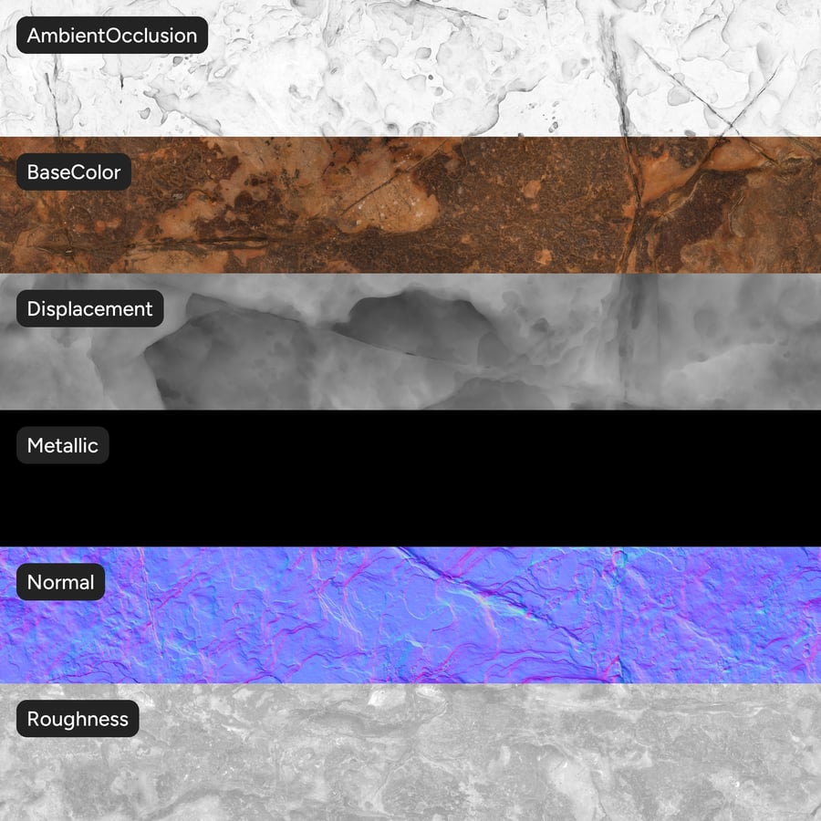 Patchy Savanna Rock Texture