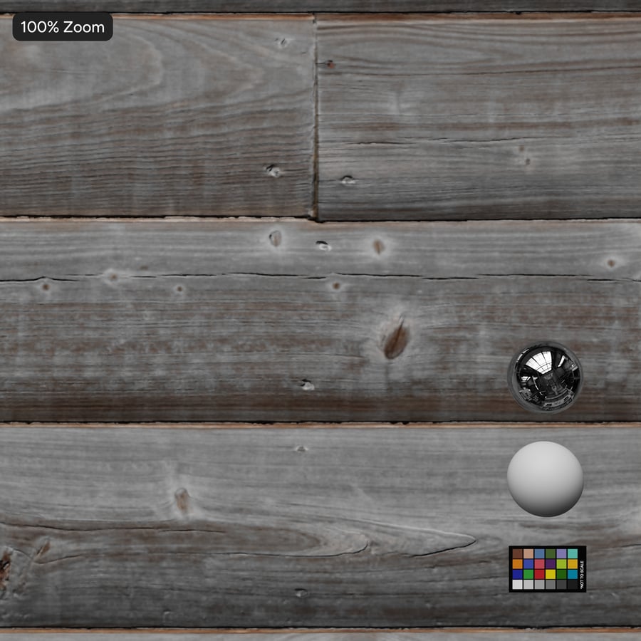 Raw Log Siding Muurtextuur, Grijs