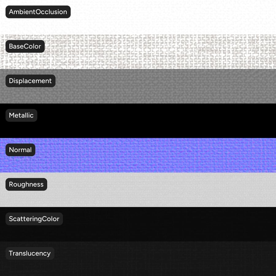 Leinenstoff Textur, Weiß
