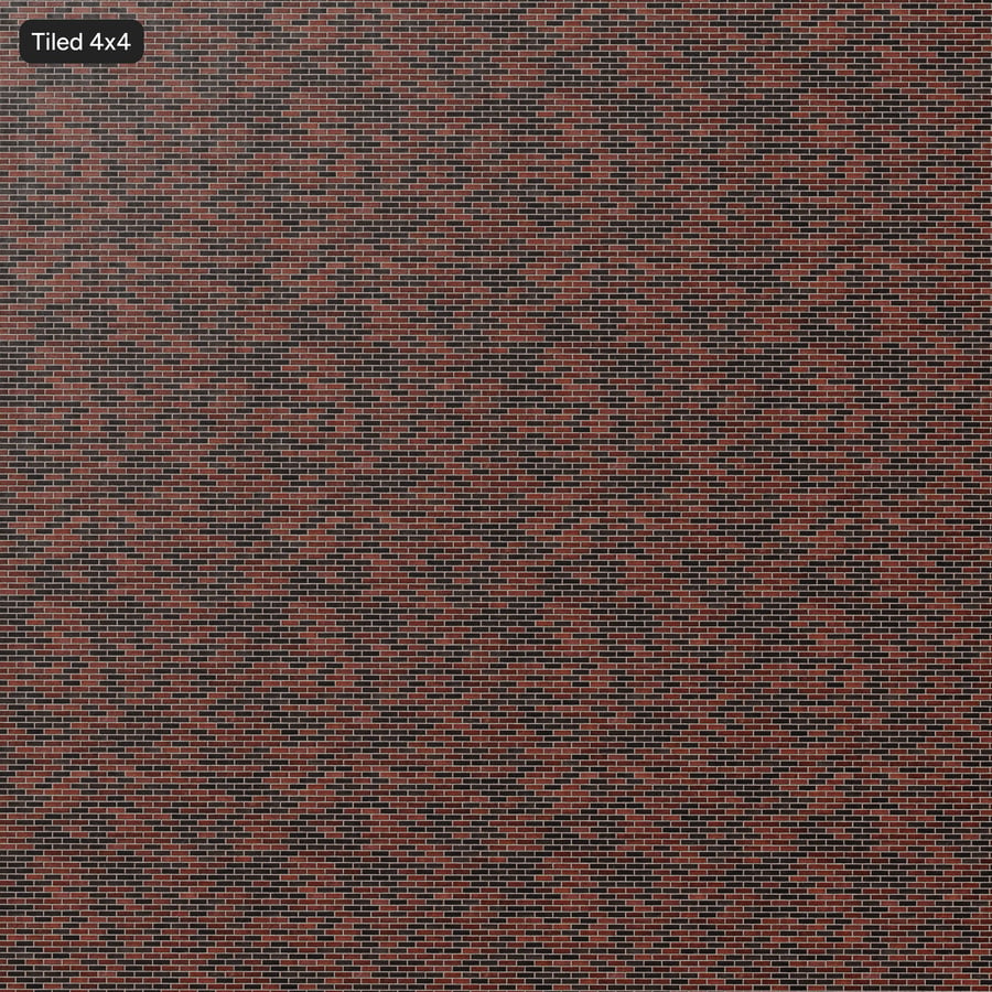 Texture rustique du mur de briques de Running Bond, rouge et noir