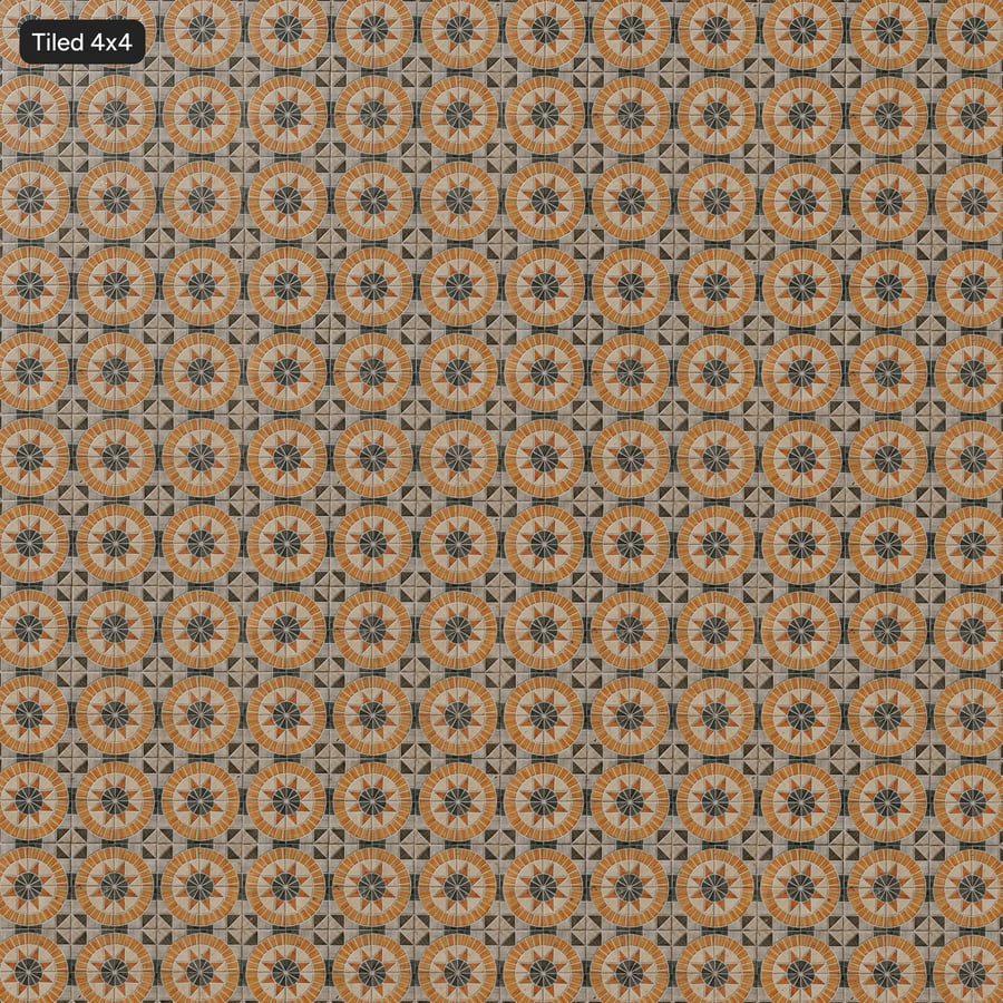 Carrelage mat à motifs carrés, texture étoilée