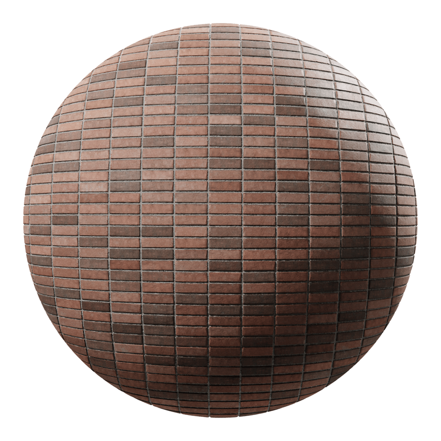 Stack Bond Sandfaced Brick Wall Texture, Pink