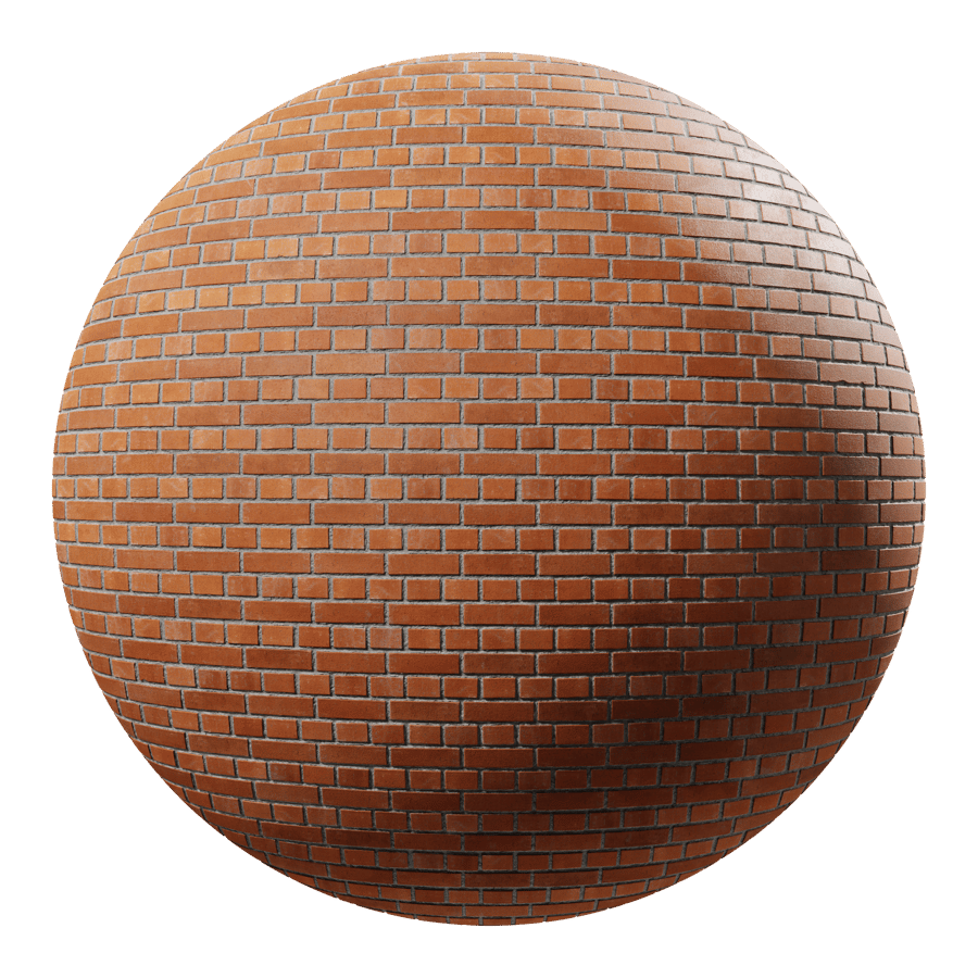 Dragfaced English Bond Clay Brick Wall Texture, Red