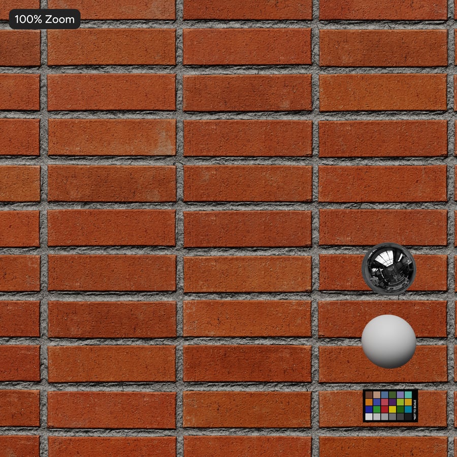 Dragfaced Stack Bond Clay Brick Wall Texture, Κόκκινο