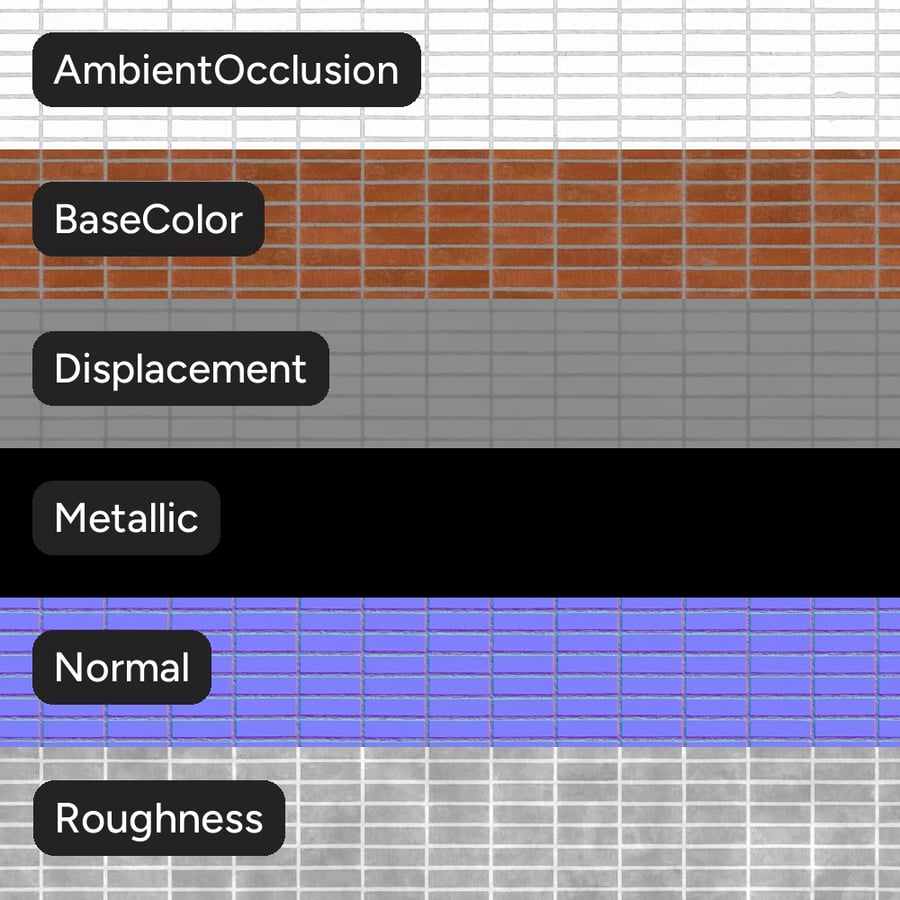 Dragfaced Stack Bond Clay Brick Wall Texture, Κόκκινο