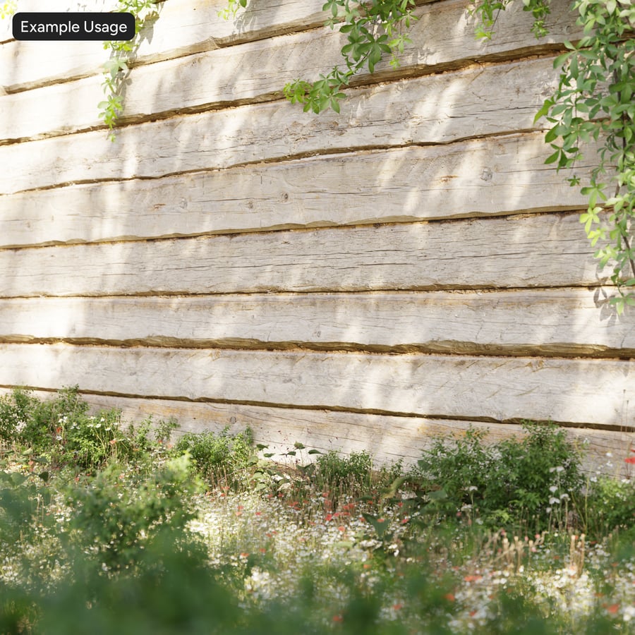 Rough Hewn Wood Wall Texture