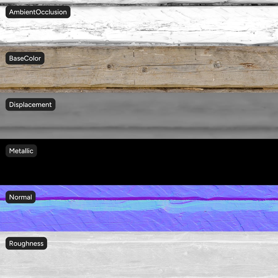 Rough Hewn Wood Wall Texture