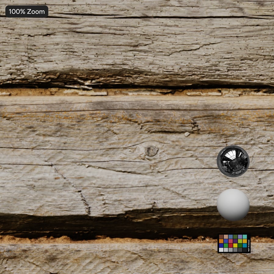 Rough Hewn Wood Wall Texture