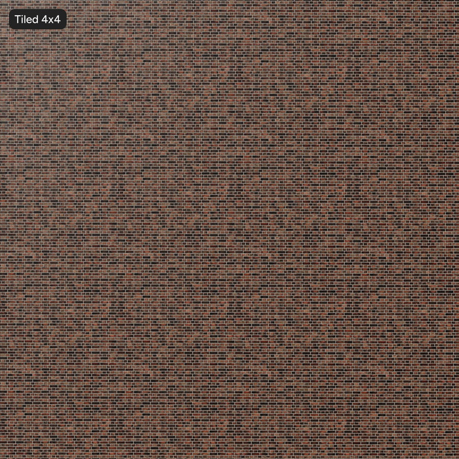 Smooth English Bond Brick Wall Texture, Multicolored