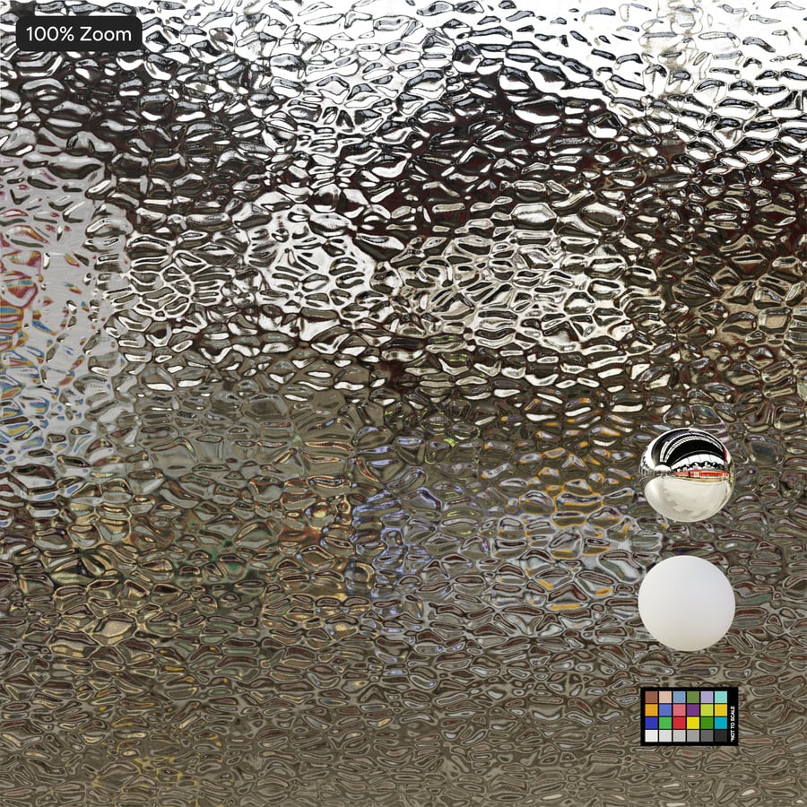 Muffle Decorative Glass Texture