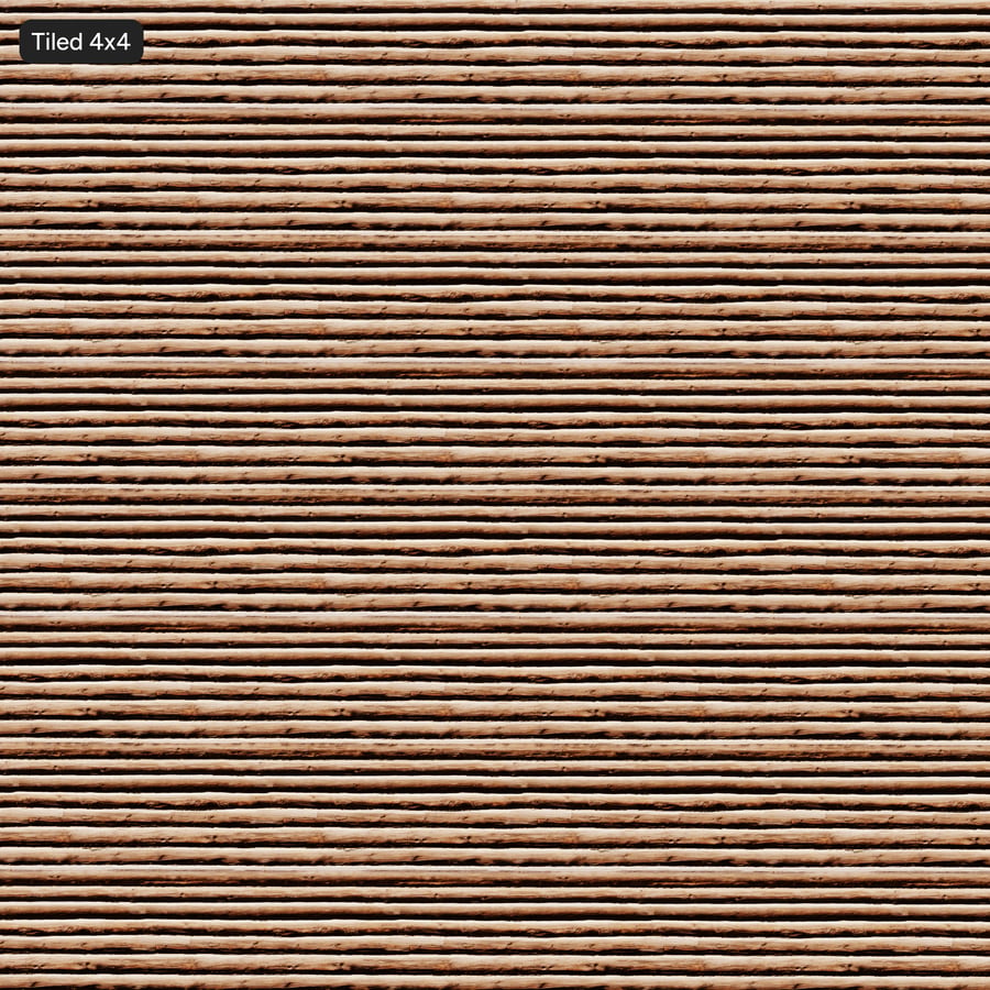 Raw Wooden Log Facade Texture