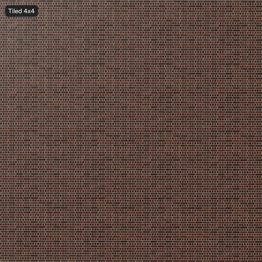 Smooth English Bond Brick Wall Texture, Brown