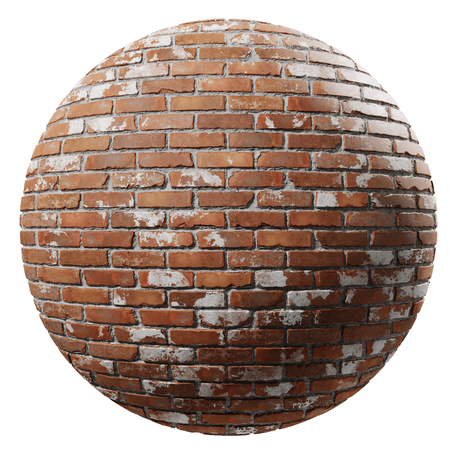 Reclaimed Running Bond Brick Wall Texture