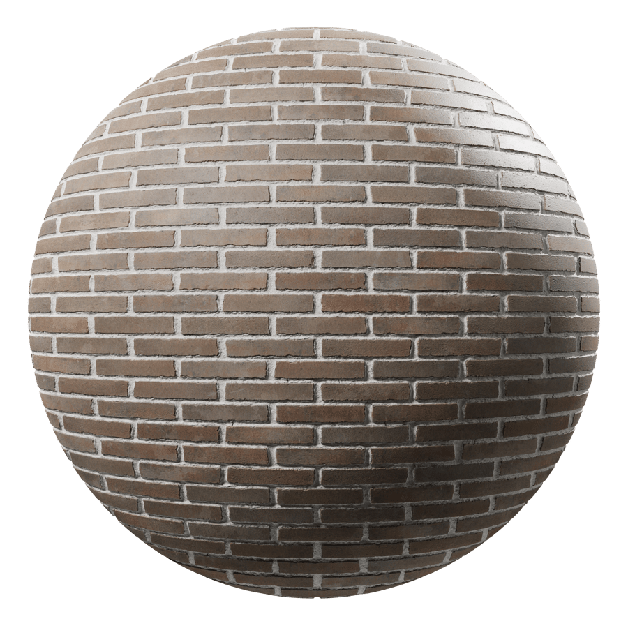 Sandfaced Running Bond Brick Wall Texture, Gray
