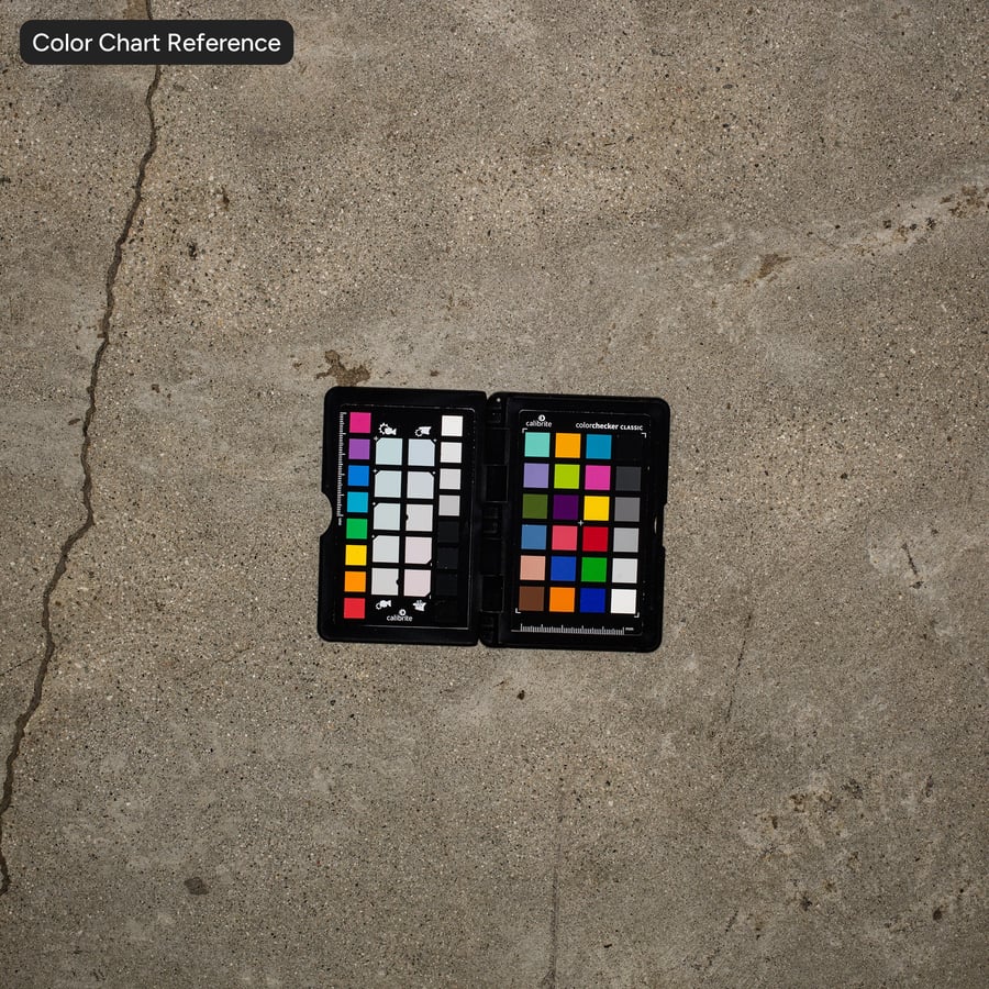 Textura de pavimento de betão com junta mate riscada