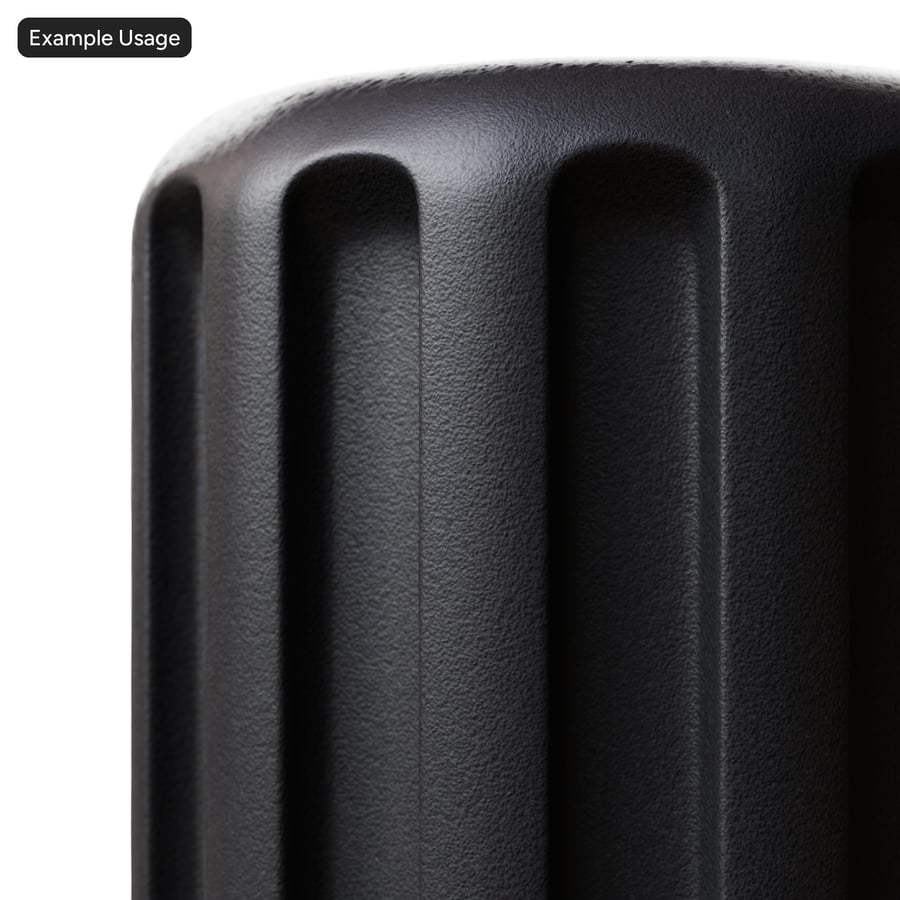 Malowana tekstura metallic, czarny