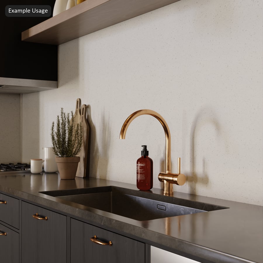 Tekstura płyty Matte Terrazzo, biała