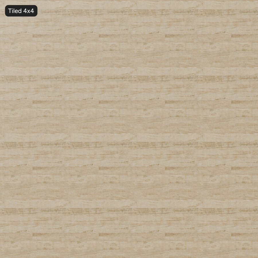 Gạch thô Travertine hình chữ nhật lệch mép, màu be tự nhiên