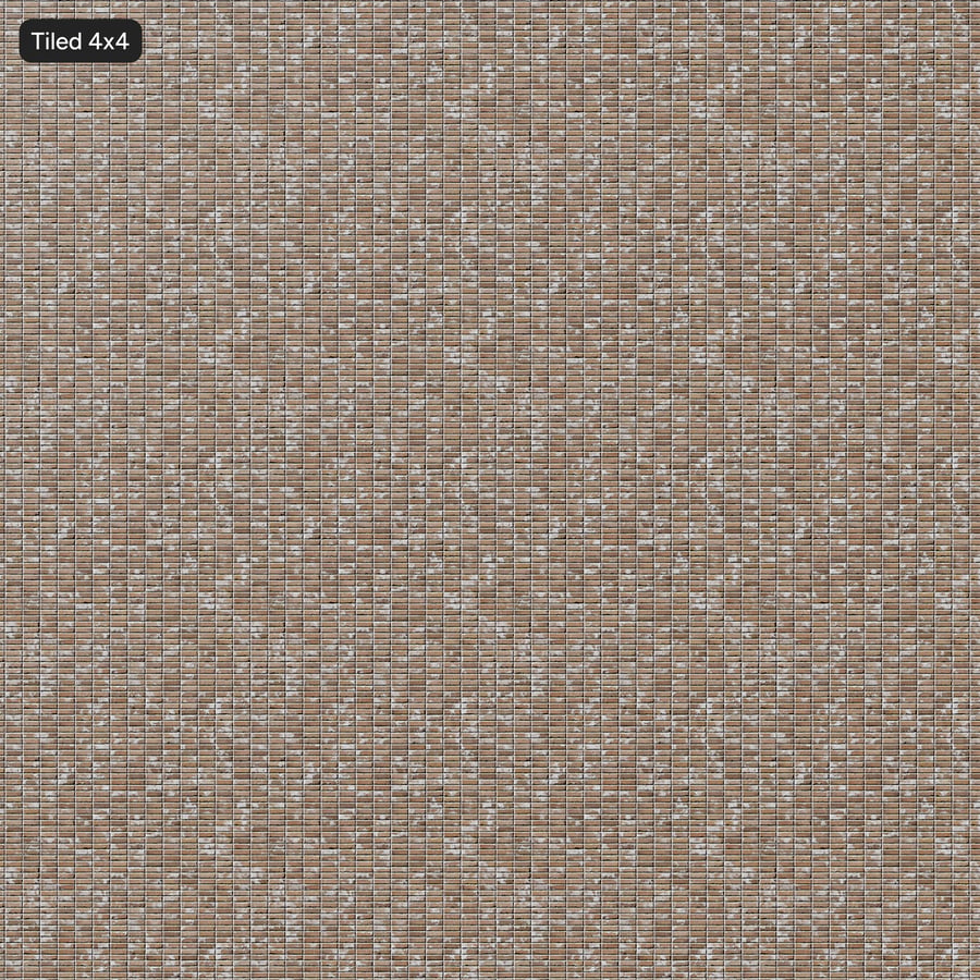 Reclaimed Stack Bond Brick Wall Texture, Beige