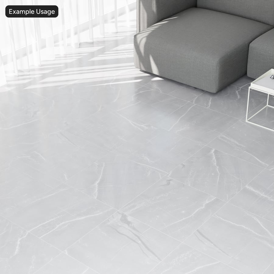 Quartzito quadrado com textura mate, cinzento