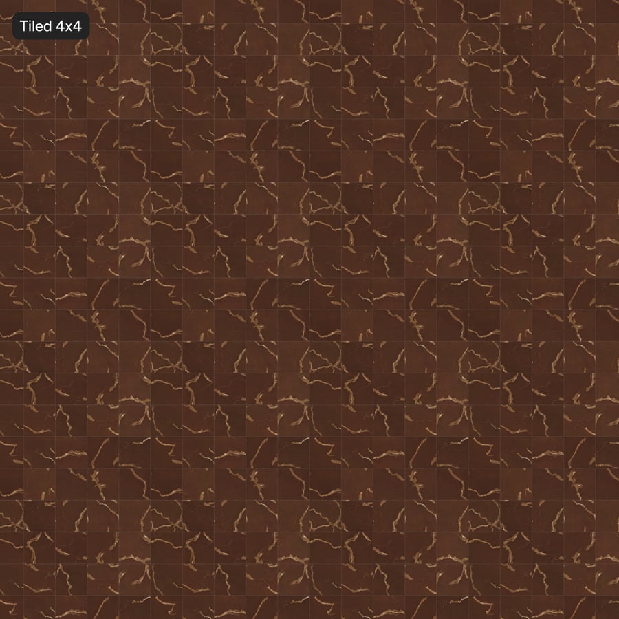 Quadratische Quarzmatte Fliesentextur, Rich Mocha