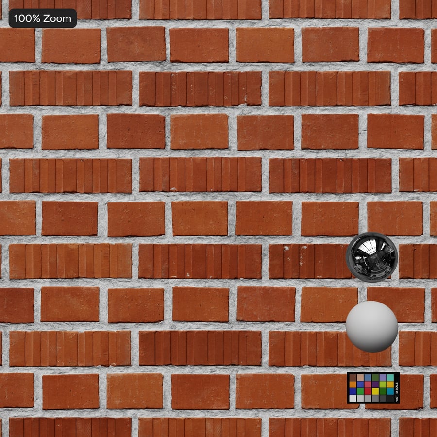 Grooved English Bond Brick Wall Texture