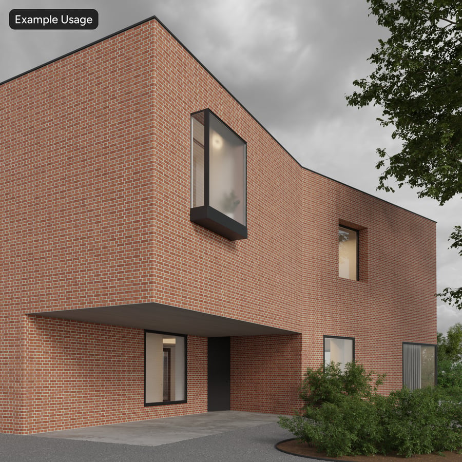 Grooved English Bond Brick Wall Texture